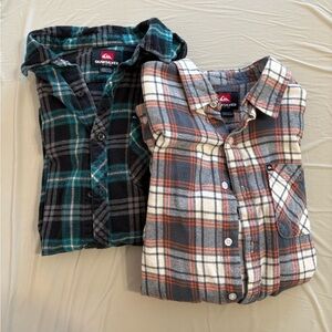 Quiksilver 100% Cotton Flannel Bundle | Mens Size S